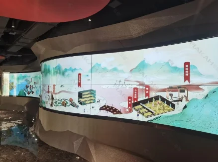 昆明茅台文化体验馆 | 2×10 OLED柔性屏拼接屏